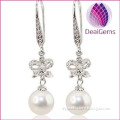 wholesale 925 sterling silver freshwater AAA 8-9mm pearl earring